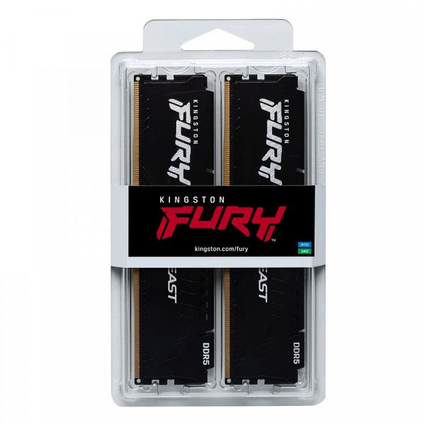 KINGSTON Fury Beast 32GB (2x16GB) 6800MT/s DDR5 CL34 EXPO KF568C34BBEK2-32 ram pomnilnik