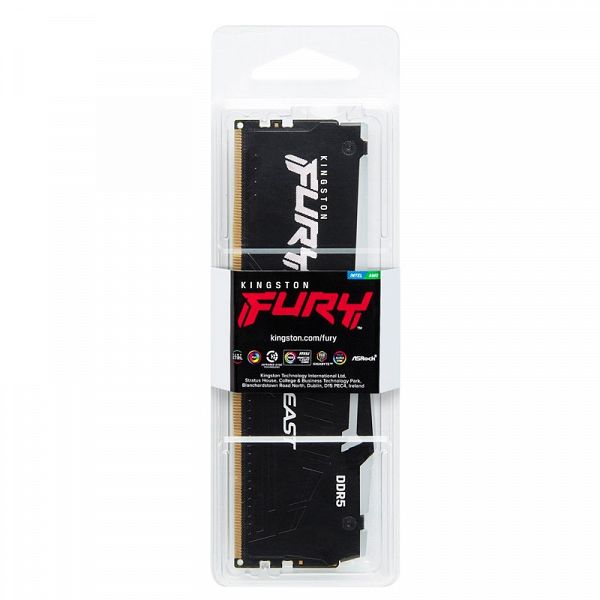 KINGSTON Fury Beast 32GB 5600MT/s DDR5 CL40 XMP KF556C40BBA-32 RGB ram pomnilnik