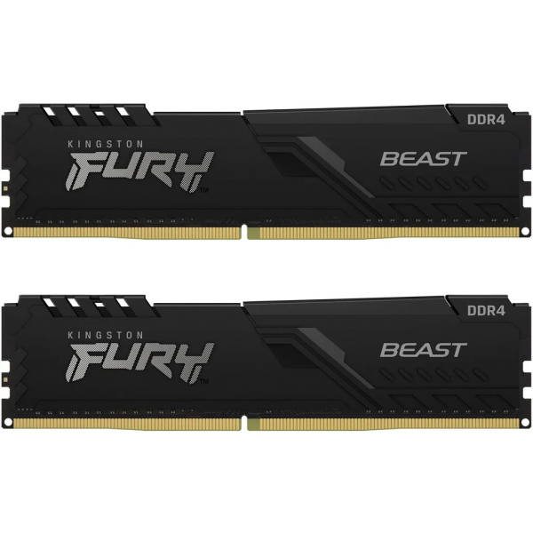 Kingston Fury Beast 32GB Kit (2x16GB) DDR4-3200 DIMM CL16, 1.2V