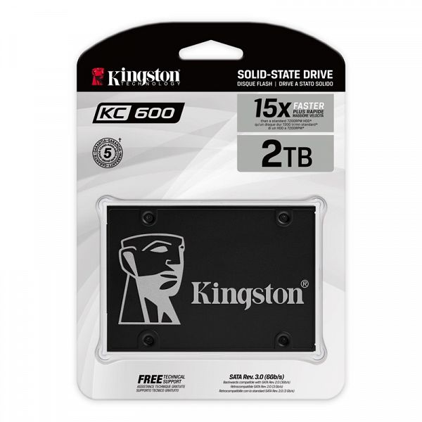 KINGSTON KC600 2TB 2,5 SATA3 (SKC600/2048G) SSD