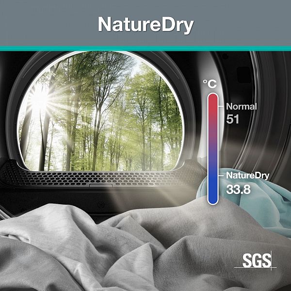 Kondenzacijski sušilnik perila s toplotno črpalko DG69D