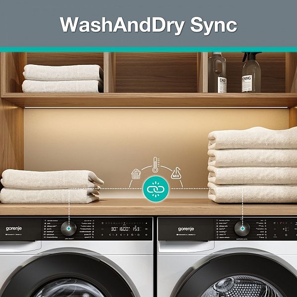 Kondenzacijski sušilnik perila s toplotno črpalko DG69D