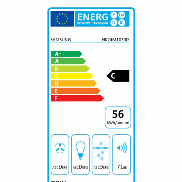 Kuhinjska napa SAMSUNG NK24M1030IS/UR vgr.izvlečna