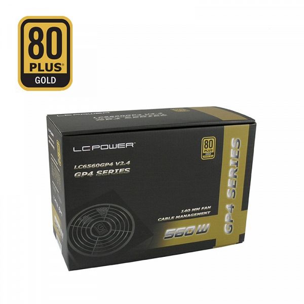 LC-POWER LC6560GP4 V2.4 560W 80Plus Gold modularni ATX napajalnik