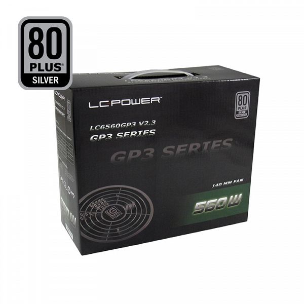LCPOWER GP3 LC6560GP3 V2.3 80PLUS Silver ATX napajalnik