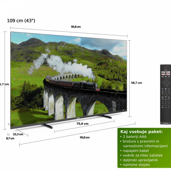 LED TV PHILIPS 43PUS7608