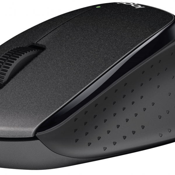 Logitech B330 Silent Plus brezžična miška, črna