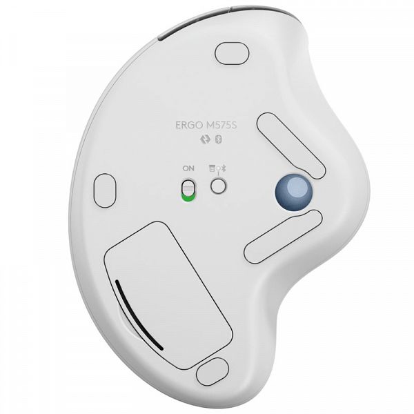 LOGITECH ERGO M575S brezžična bluetooth optična bela miška