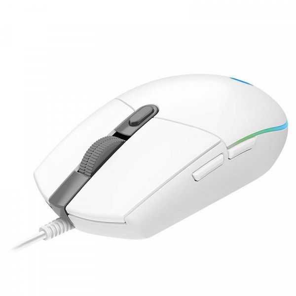 LOGITECH G102 LIGHTSYNC gaming optična bela miška