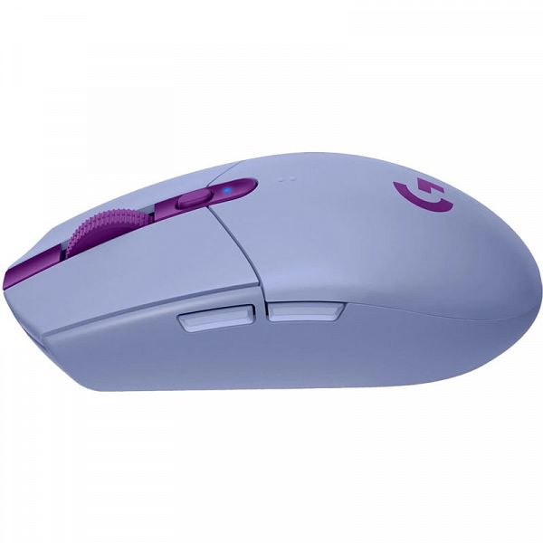 LOGITECH G305 LIGHTSPEED gaming brezžična optična vijolična miška