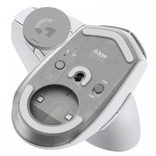 LOGITECH G309 LIGHTSPEED brezžična Bluetooth optična bela miška