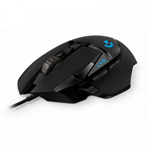 LOGITECH G502 HERO RGB USB optična gaming črna miška