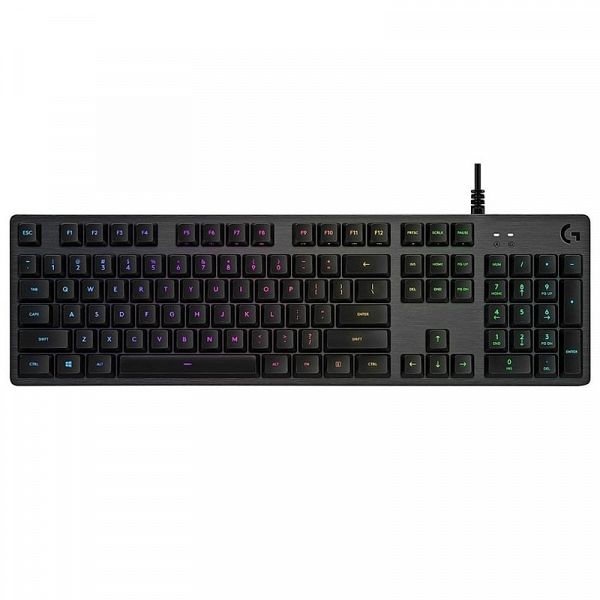 LOGITECH G512 Carbon RGB USB GX Red (Linear) mehanska gaming slo črna tipkovnica