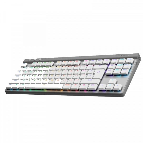 LOGITECH G515 LIGHTSPEED TKL brezžična RGB Tactile mehanska gaming slotisk bela tipkovnica