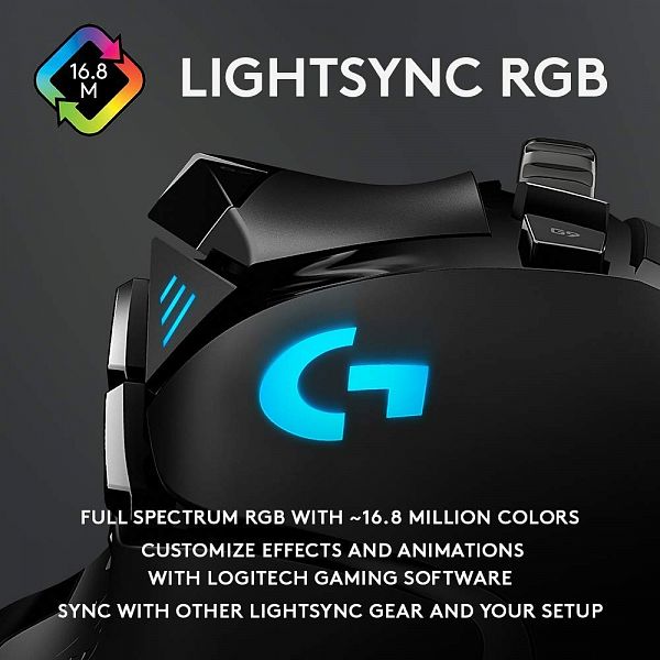 Logitech Gaming miška G502 Hero LED