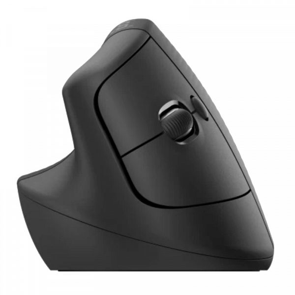 LOGITECH Lift Left vertical ergonomična brezžična optična črna miška