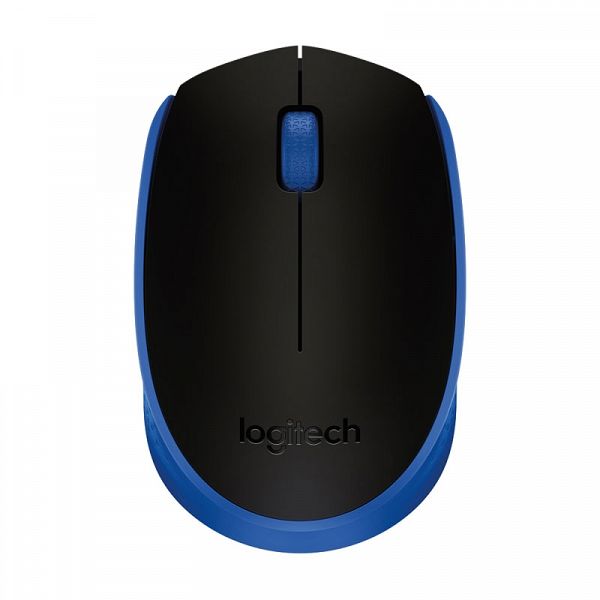 LOGITECH M171 brezžična modra optična miška