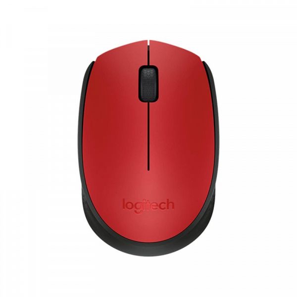 LOGITECH M171 brezžična rdeča optična miška