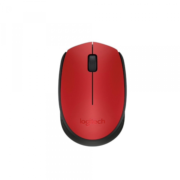 Logitech M171 Wireless majhna miška, rdeča