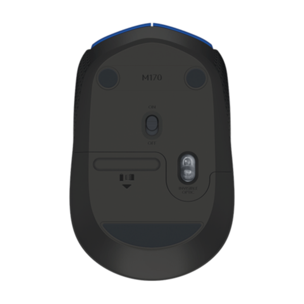 Logitech M171 Wireless majhna miška, siva