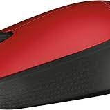 Logitech M171 Wireless majhna miška, rdeča