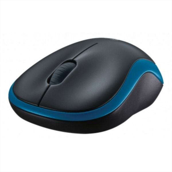 Brezžična optična miška Logitech M185 modra