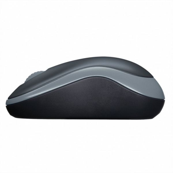 Logitech M185 Wireless mini miška, črna-siva