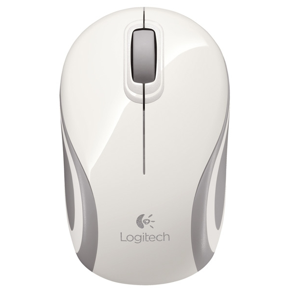 LOGITECH M187 brezžična optična mini rdeča miška