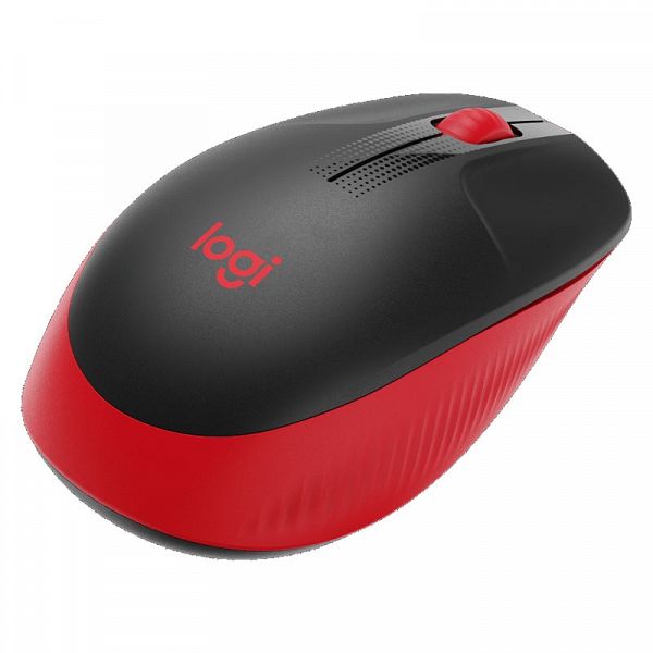 LOGITECH M190 brezžična optična rdeča miška