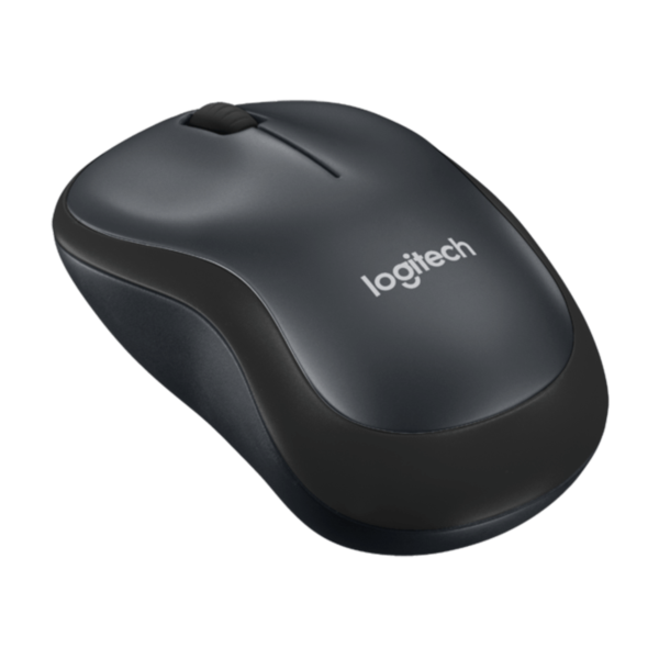 Logitech M220 Silent brezžična miška, črna