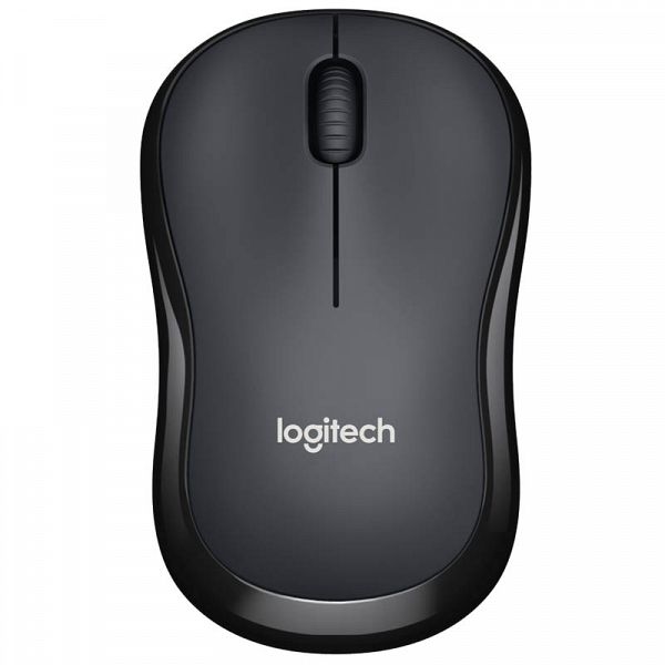 LOGITECH M220 Silent brezžična optična črna miška
