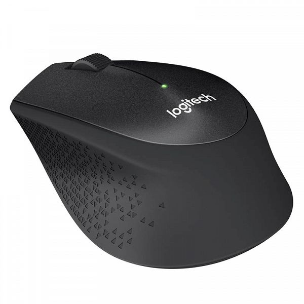 LOGITECH M330 Silent PLUS brezžična optična črna miška