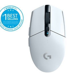 Logitech miška G305 LIGHTSPEED Wireless Gaming, bela 