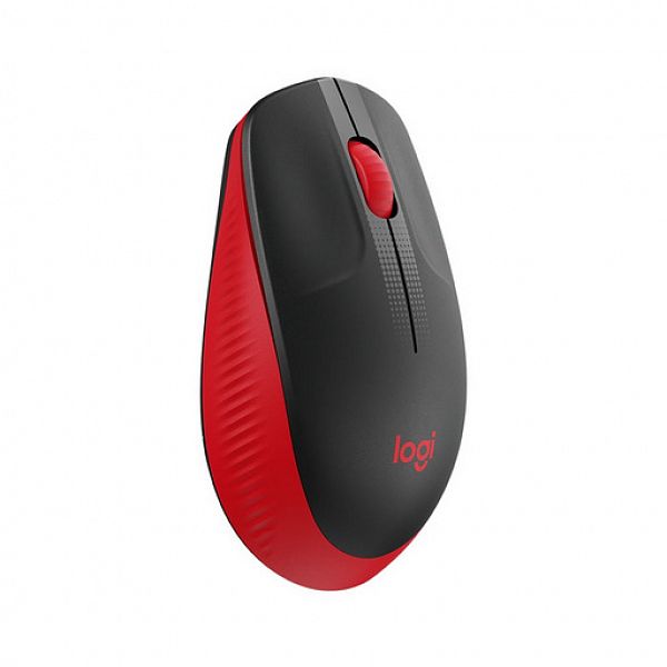 Logitech Miška M190 Wireless, rdeča 