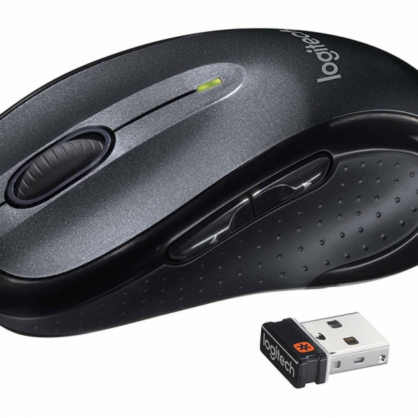 Logitech miška M510 wireless, Unifying, siva 