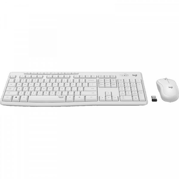 LOGITECH MK295 Silent Wireless Combo bela slovenski potisk tipkovnica + miška