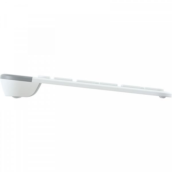 LOGITECH MK470 Slim Combo brezžična bela tipkovnica + miška 