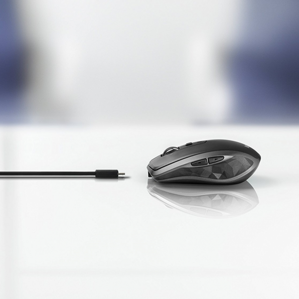 Logitech MX Anywhere 2S brezžična miška, modra
