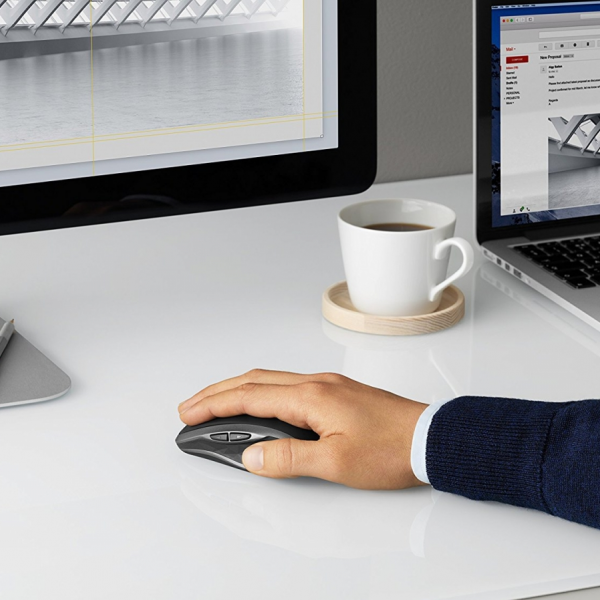 Logitech MX Anywhere 2S brezžična miška, modra