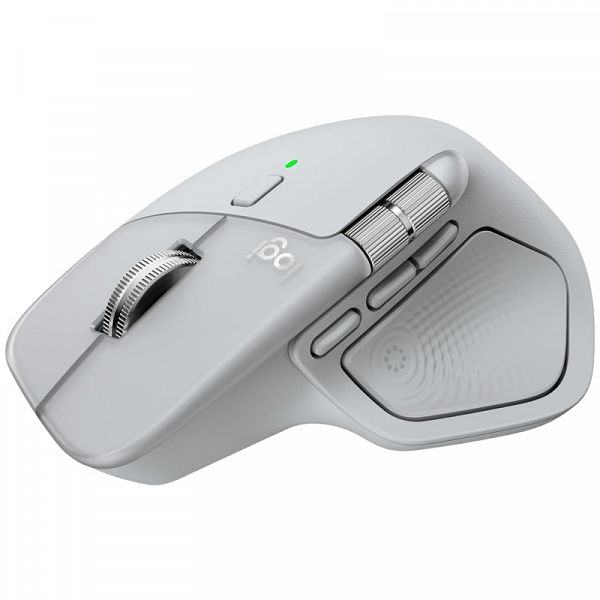 LOGITECH MX Master 4 brezžična Bluetooth USB Bolt Darkfield laser svetlo siva miška