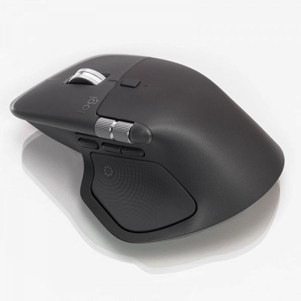LOGITECH MX Master 4 for business brezžična Bluetooth USB-C Bolt Darkfield laser grafitna miška