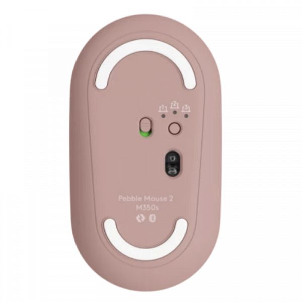 LOGITECH Pebble 2 M350S Bluetooth brezžična roza miška