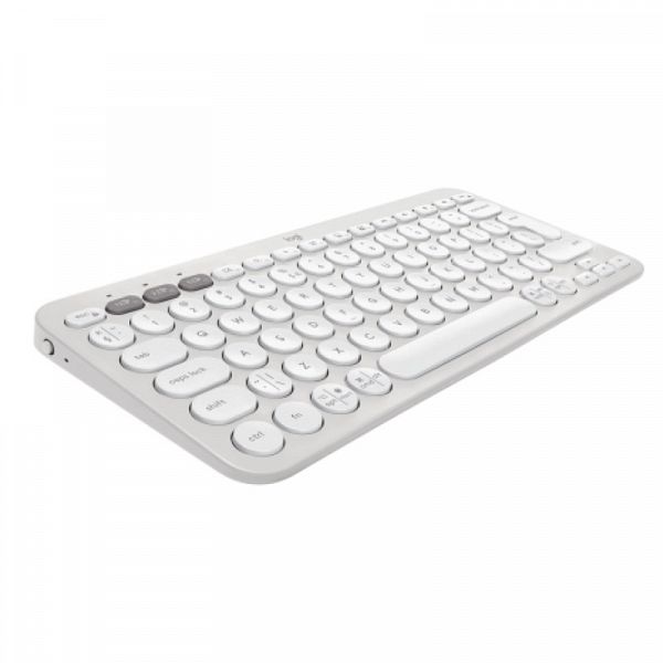 LOGITECH PEBBLE KEYS 2 K380s Bluetooth bela tipkovnica