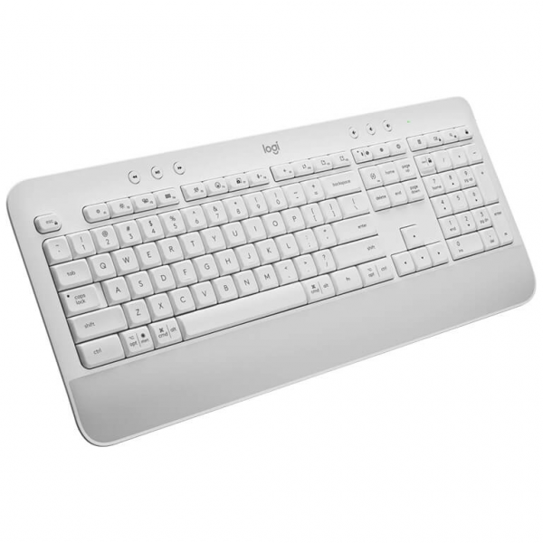 Logitech tipkovnica K650 Signature, Wireless, bela, SLO g.