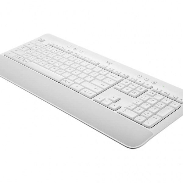 Logitech tipkovnica K650 Signature, Wireless, bela, SLO g.