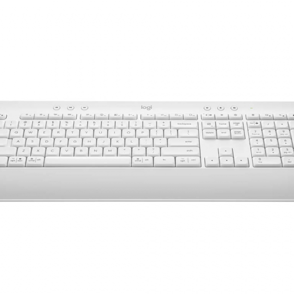 Logitech tipkovnica K650 Signature, Wireless, bela, SLO g.
