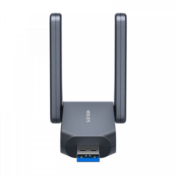 MERCUSYS MA37BEH BE6500 Wi-Fi 7 USB Tri-Band z visoko ojačitvijo brezžični mrežni adapter