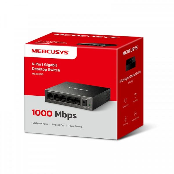MERCUSYS MS105GS 5-port 10/100/1000Mbps mrežno stikalo-switch