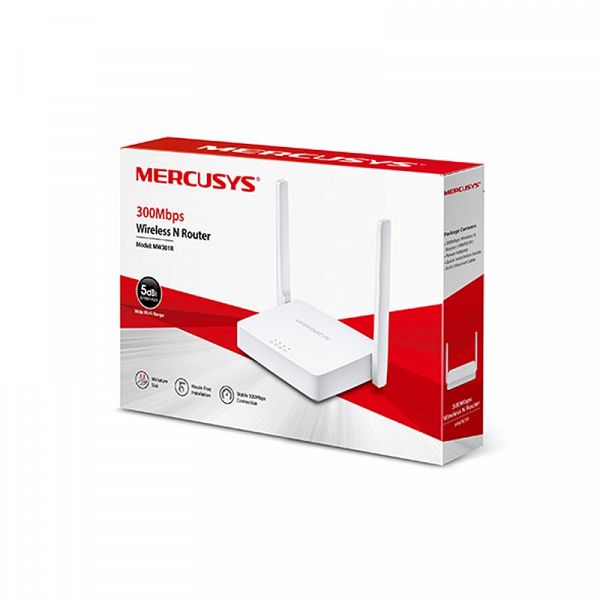 MERCUSYS N 300Mbps 3-port (MW301R) brezžični usmerjevalnik-router