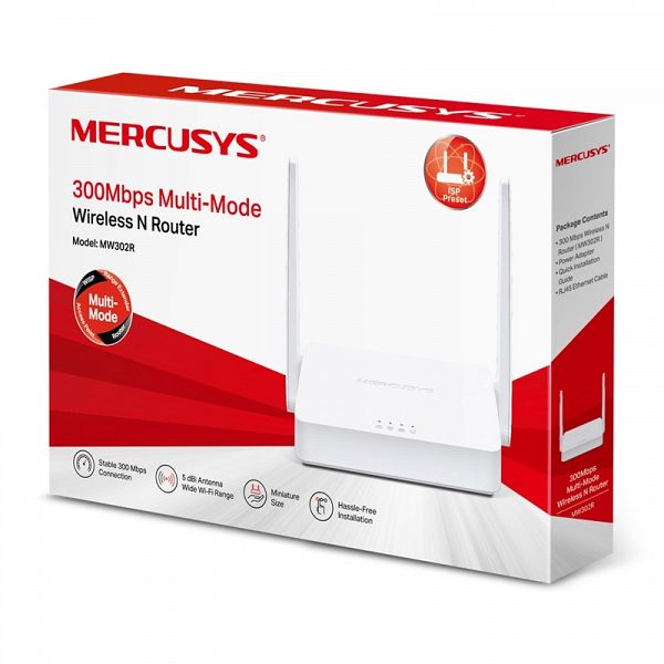 MERCUSYS WLAN MW302R 300 Mbps Multi-Mode brezžični usmerjevalnik-router